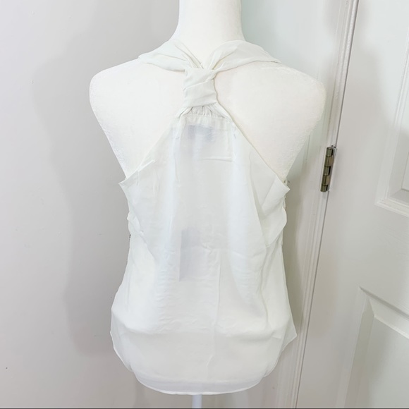 Anthro Greylin Beaded Chevron Racerback Tank Ivory - Picture 5 of 15